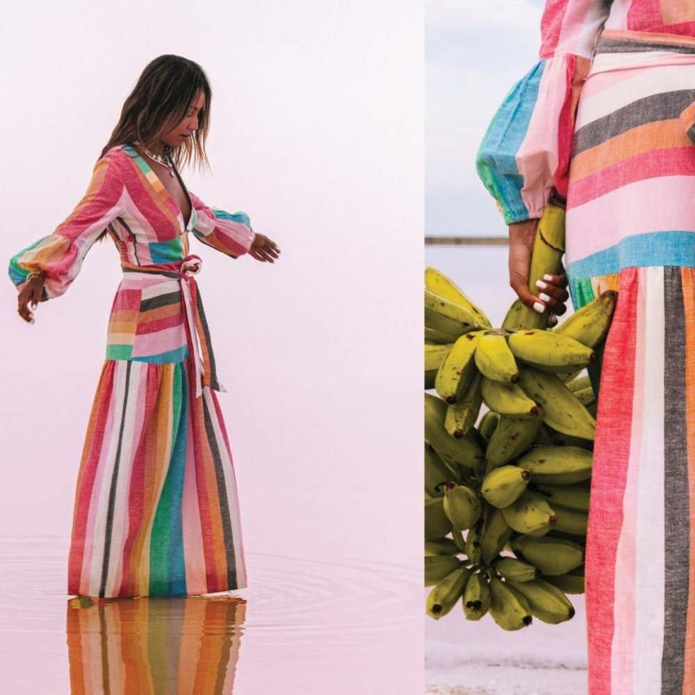 Billabong X Sincerely Jules mix it up Maxi Dress - Picture 2 of 16